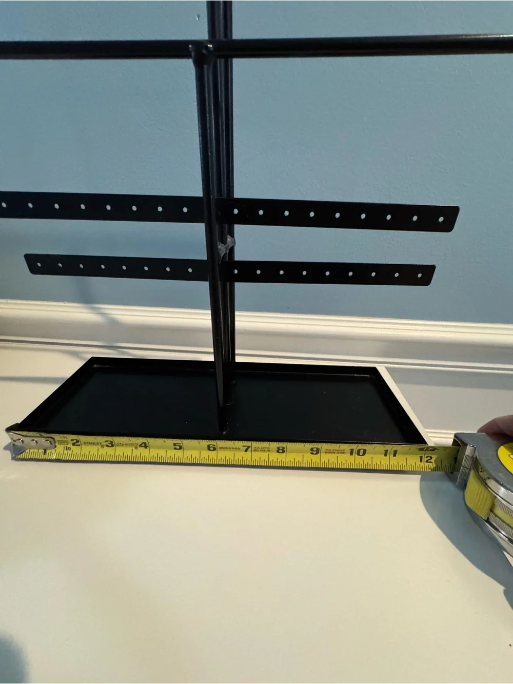 Black Multi-Tier Jewelry & Accessory Organizer Stand